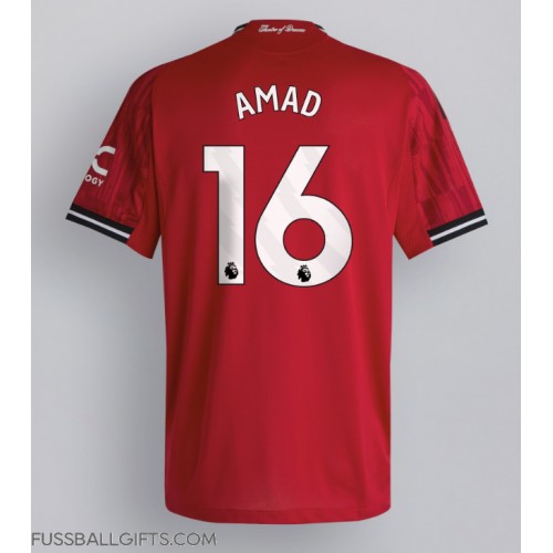 Manchester United Amad Diallo #16 Fußballbekleidung Heimtrikot 2025-26 Kurzarm